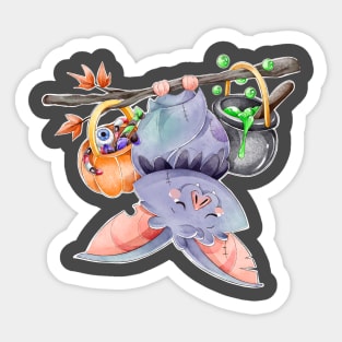 Sleeping Bat Sticker